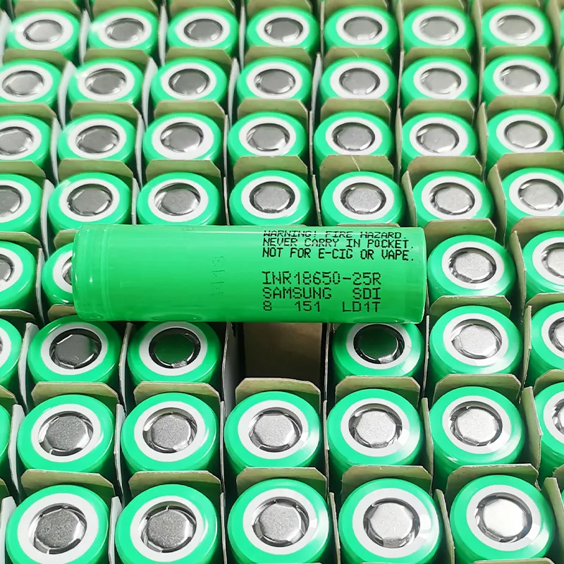 Li ion 18650 akku 3.7v 20A 2500mah 9.25wh inr 18650 batteries pour outils électriques