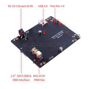 <strong>Raspberry</strong> <strong>Pi</strong> X825 V2.0 Version 2.5 Inch SATA HDD/SSD Storage Expansion Board Acrylic <strong>Case</strong> for <strong>Raspberry</strong> <strong>Pi</strong> 4 Model B - Product Image 3