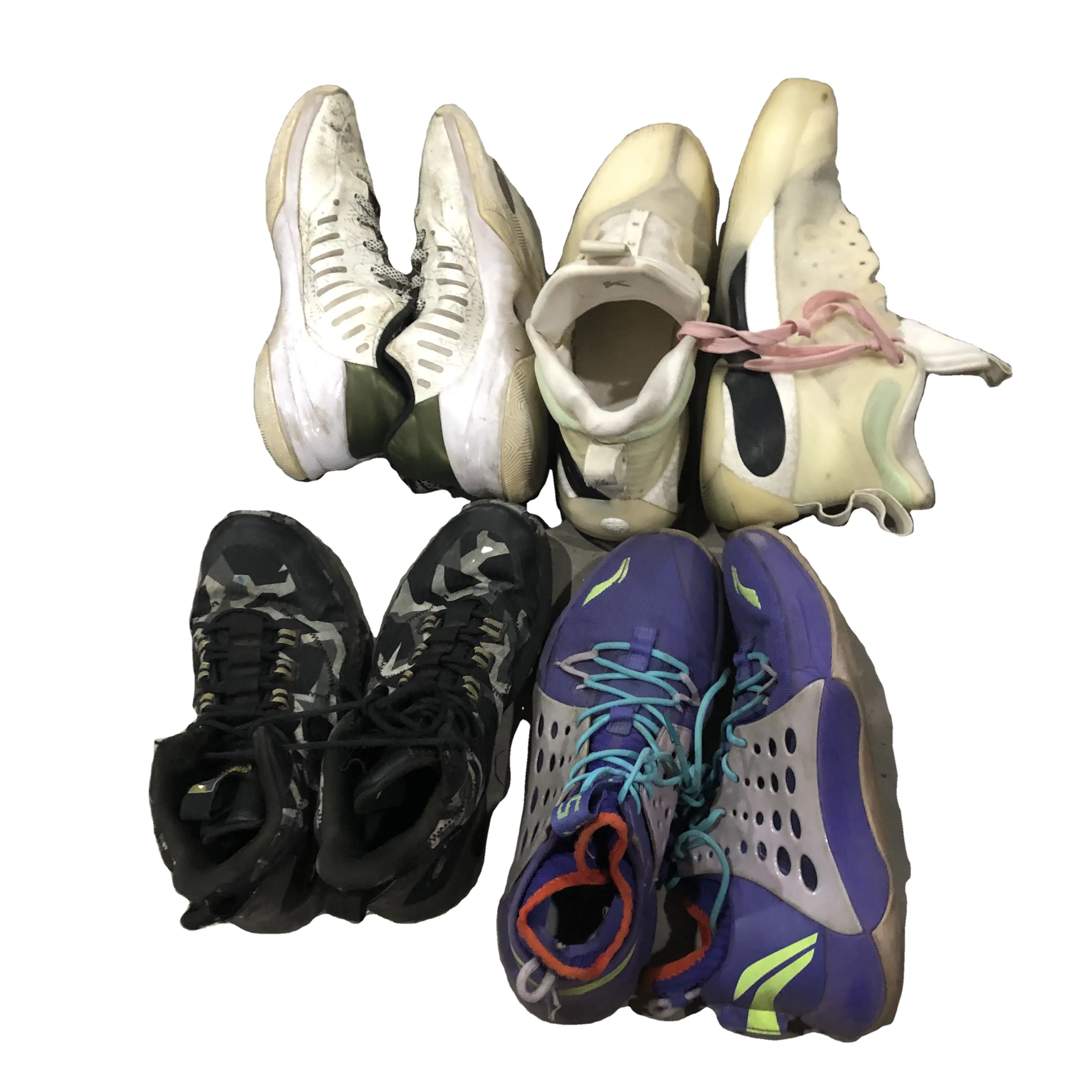Kullanılan ikinci el markalı basketbol Ukay orijinal Ph balya erkekler balya ayakkabı İngiltere Preloved stok toptan çin marka