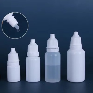 白色透明低密度聚乙烯挤出塑料滴管瓶5毫升和10毫升滴眼瓶篡改密封螺帽 - Product Image 4
