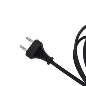 Cable de alimentación de repuesto Inmetro negro para electrodomésticos, enchufe de 2 pines, Brasil AC NEMA macho IEC hembra para Monitor de ordenador básico - Product Image 1