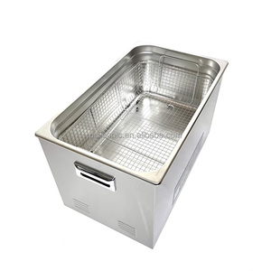 30L Ultrasonic Banho Degas Sweep Turbo 28kHz 40kHz Cratera Vinil Record Engine <span class=keywords><strong>Block</strong></span> Parts Industrial Ultra Sonic Cleaner