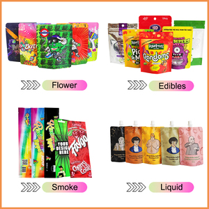 Kantong kartrid cetak kustom, kemasan tabung gulung, pena anti bau sentuhan lembut, stik rokok Mylar - Product Image 5