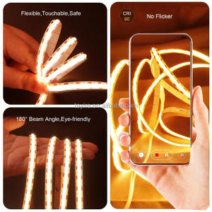 Customized 1M 2M 3M DC 5V COB <strong>LED</strong> Strip Light 5V 8mm 480Leds USB Plug Dimmable COB <strong>LED</strong> Strip with EPistar Chip Cuttable - Product Image 5