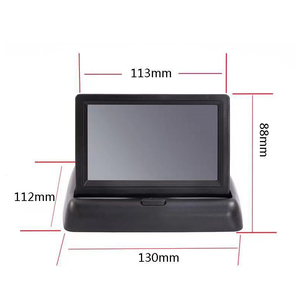 Venta al por mayor sistema de visión trasera del coche 4,3 pulgadas Monitor de coche LCD pantalla pequeña pantalla de marcha atrás - Product Image 3