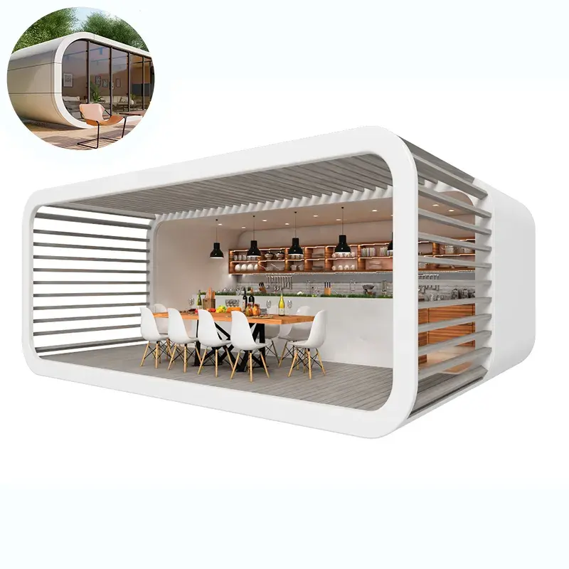 Modernes Design Versand Luxus Container winzige Häuser Apfel kabine mit Schlafzimmer modularen vorgefertigten Gebäude Haus zum Verkauf
