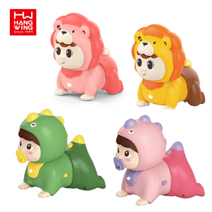 幼児教育に最適なHWTOYSパズル子供ライオン恐竜の形這う電気人形赤ちゃん音と光の新しいおもちゃ - Product Image 1
