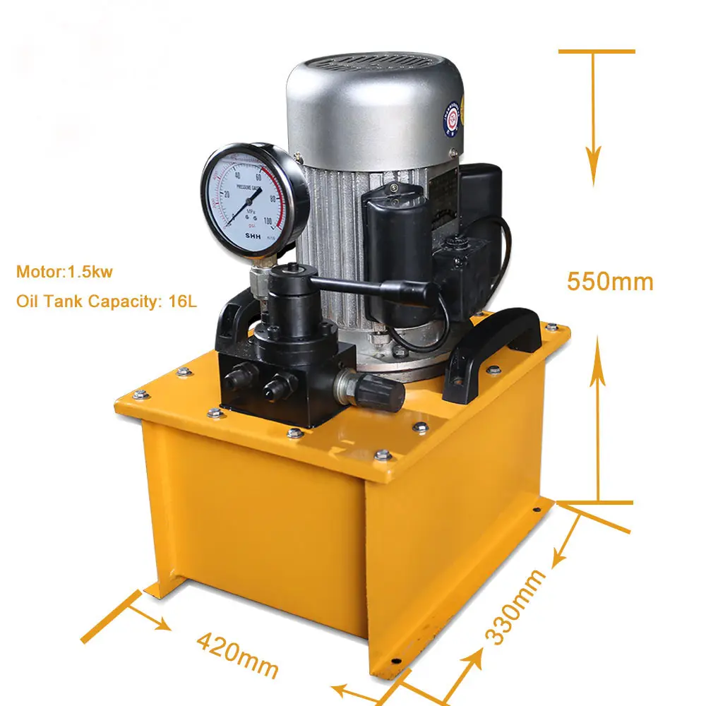 20 litri di capacità centralina idraulica 700 bar pompa idraulica 220v 1 hp 5 hp motore pompa idraulica elettrica