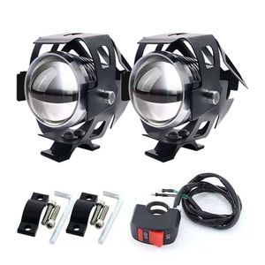 Motosiklet far yardımcı lamba <span class=keywords><strong>U5</strong></span> <span class=keywords><strong>Led</strong></span> motosiklet Spot aksesuarları 12V Moto Spot sis lambası motosiklet için