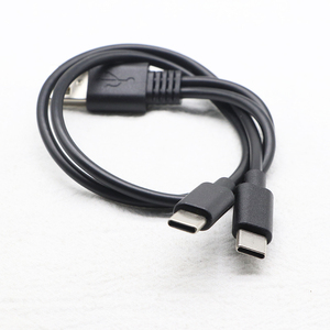 2 in1ケーブルデュアルUsbスプリッターコード2.0Aオス-デュアルマイクロUsbオスケーブルTYPE-Cオス0.25M 0.3m - Product Image 6