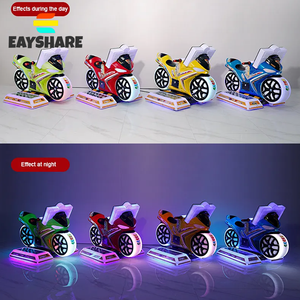 厂家直销互动仿真摩托车机投币儿童骑电动玩具车摇摆机 - Product Image 5
