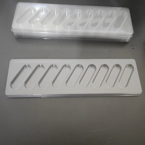 Tùy chỉnh nhựa PET <span class=keywords><strong>Eclair</strong></span> trong suốt Khay chân không hình thành calisson chèn bao bì - Product Image 1