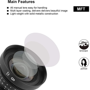 Meike เลนส์รูรับแสงขนาดใหญ่8มม. T2.9,เลนส์โฟกัสแบบแมนนวลสำหรับ Olympus Panasonic MFT M4/3 Micro 4/3 - Product Image 4