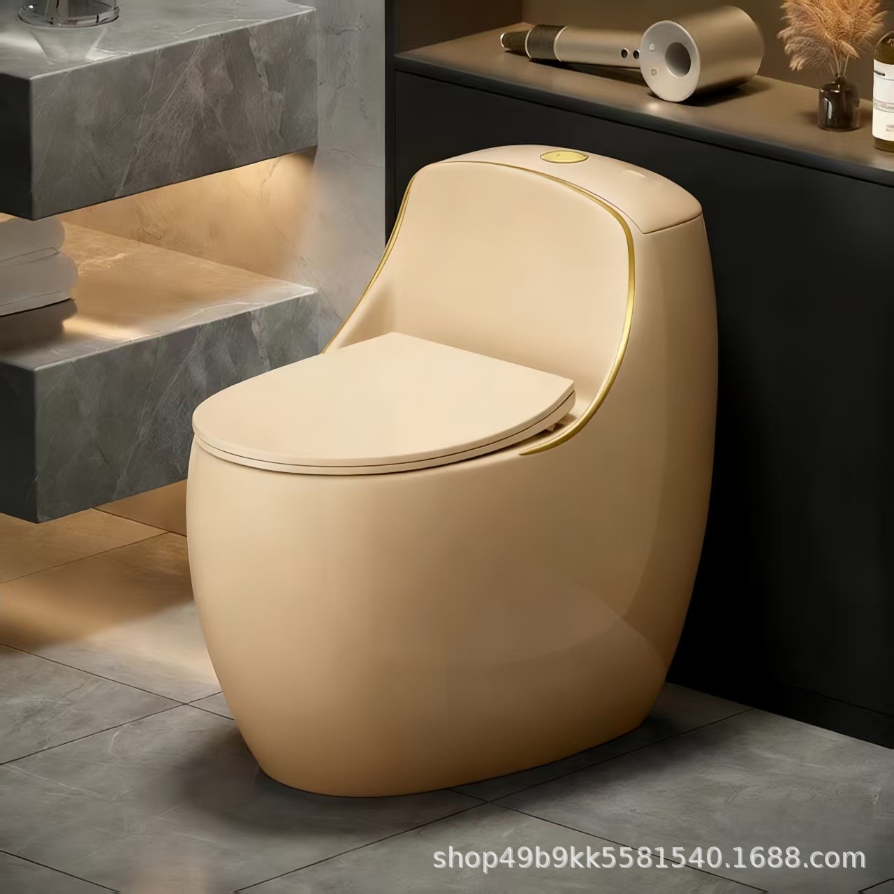 Khaki toilet