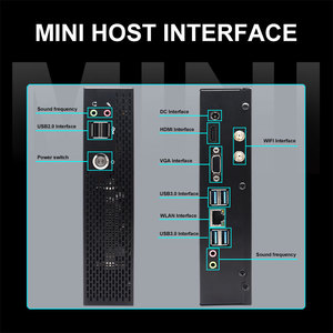 OEM คอมพิวเตอร์ตั้งโต๊ะขนาดเล็ก i7 i5 i3แกน Win7สำหรับธุรกิจโฮมออฟฟิศ - Product Image 4