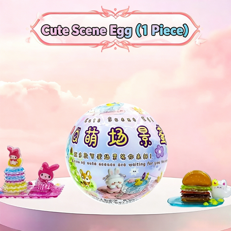 Gashapon éducatif sur le thème de la scène mignonne