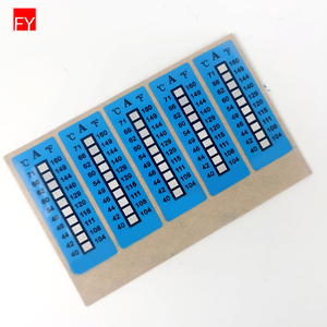 Bester Preis Fy Kühlschrank mit Thermometer Klebe etiketten Wärme Kinder Kühlkette Sensitive Farbwechsel Temperatur anzeige Aufkleber - Product Image 2