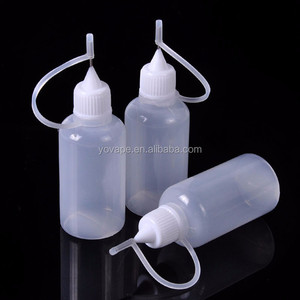 שקוף רך PE פוליאתילן 3 ml 10ml 15ml 30 ml 50ml 60ml 100 ml 120ml <span class=keywords><strong>4</strong></span> <span class=keywords><strong>Oz</strong></span> הנוזלי drop מתכת מחט טיפ האף בקבוק מיץ