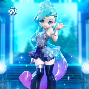 POP MART League of legendies k/da All OUT Series กล่องปริศนากล่องลึกลับ mistery Action FIGURE ของขวัญวันเกิดโมเดลเซอร์ไพรส์