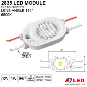 Adled Light Outdoor Waterproof DC12V 1 Chip White Color Injection 2835 SMD <strong>LED</strong> Module - Product Image 4