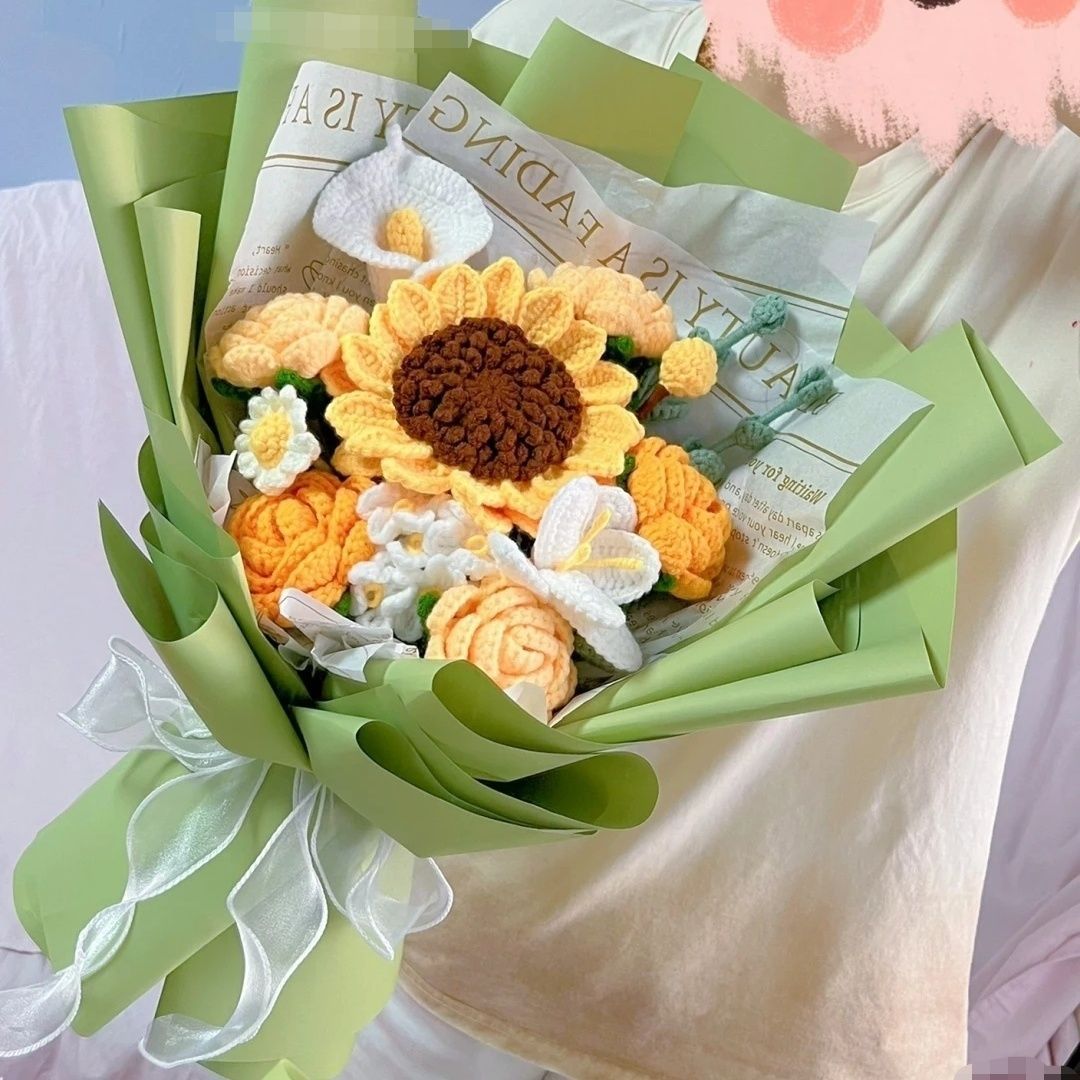 Grand tournesol rose mix and match vert