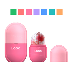 Penjualan terlaris 2025 ukuran Mini silikon pendingin Kecantikan es pijat wajah <span class=keywords><strong>Logo</strong></span> kustom rol es perawatan wajah rol dunia es - Product Image 6
