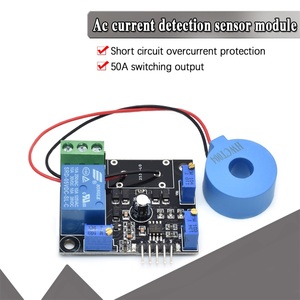 <strong>DC</strong> 5V <strong>Current</strong> Detector <strong>Sensor</strong> Module AC / Short Circuit Detection Max AC 50A Digital Output - Product Image 1