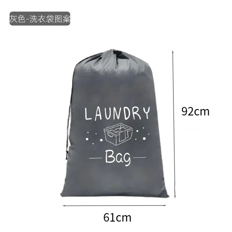 Grande - Patrón de bolsa de lavandería, gris