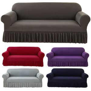 Cor sólida Sofá Slipcover Universal Living Room Stretch Sofá Protector Anti-Pet Sofá Capa Decoração de Casa Barato Atacado - Product Image 1