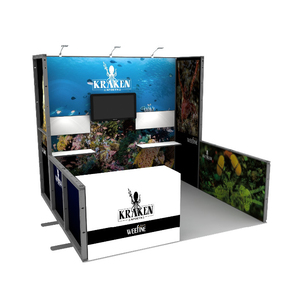 Exposição de alumínio modular padrão américa, exposição de exposição <span class=keywords><strong>booth</strong></span> 10x10