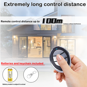 Directo de fábrica 433Mhz Código de clonación Control remoto inalámbrico RF Interruptores de luz nocturna LED con función de Mini teclado - Product Image 4