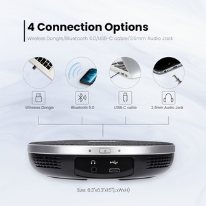 AI אוטומטי מעקב Ultra HD 4K PTZ מצלמה BT USB אלחוטי אודיו ווידאו כנס מערכת