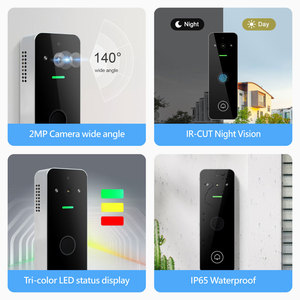 Tuya Sistema de Control de Acceso de Puerta con Huella Dactilar Inteligente, Intercomunicador de Vídeo Wifi a Prueba de Agua con Huella Dactilar y Tarjeta, Novedad - Product Image 6