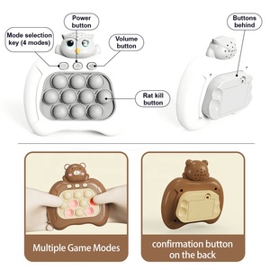 Samtoycn2024新しいクイックポッププッシュイット電子プッシュゲームコンソールバブルパズルマシン感覚玩具ポップイットフィジェットおもちゃ子供用 - Product Image 6