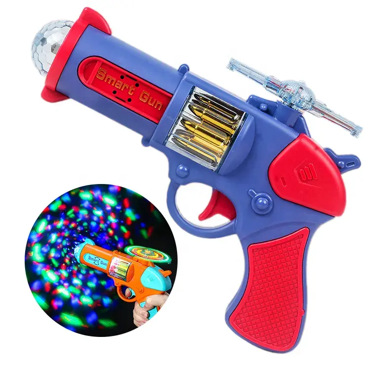 2023 Neue Blitzlichter Sounds Kids Gun Toy Pistol Model Gun Toy für Kinder