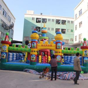 Dễ thương <span class=keywords><strong>Mickey</strong></span> chuột nhà bị trả lại với trượt trong nhà ngoài trời Inflatable lâu đài <span class=keywords><strong>bouncy</strong></span> funhouse bóng cho trẻ em bán thương mại - Product Image 3