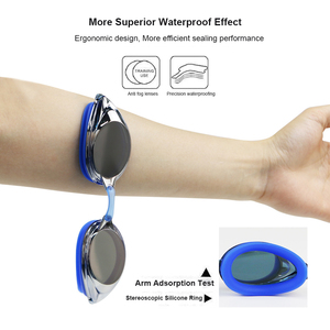 プロの大人のスピードスイムプール防曇アリーナ眼鏡UV保護競技レーシングスイミングゴーグルボックス付き - Product Image 3