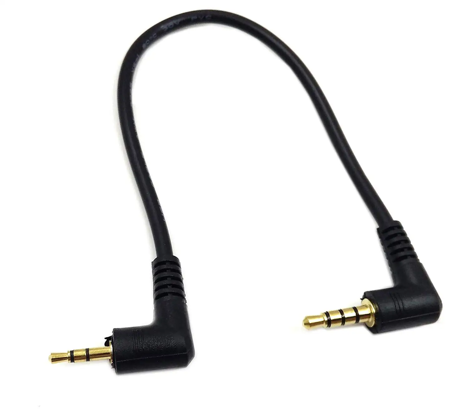 Mono TRS TRRS Stereo Plug Aux cavo angolo 3.5mm 4 poli a 2.5mm 3 poli auricolare Stereo Audio Aux Extender cavo Jack Stereo