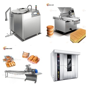 カップケーキプロセス全自動マデリン製造機英語マフィンスポンジカップケーキ生産ライン - Product Image 4