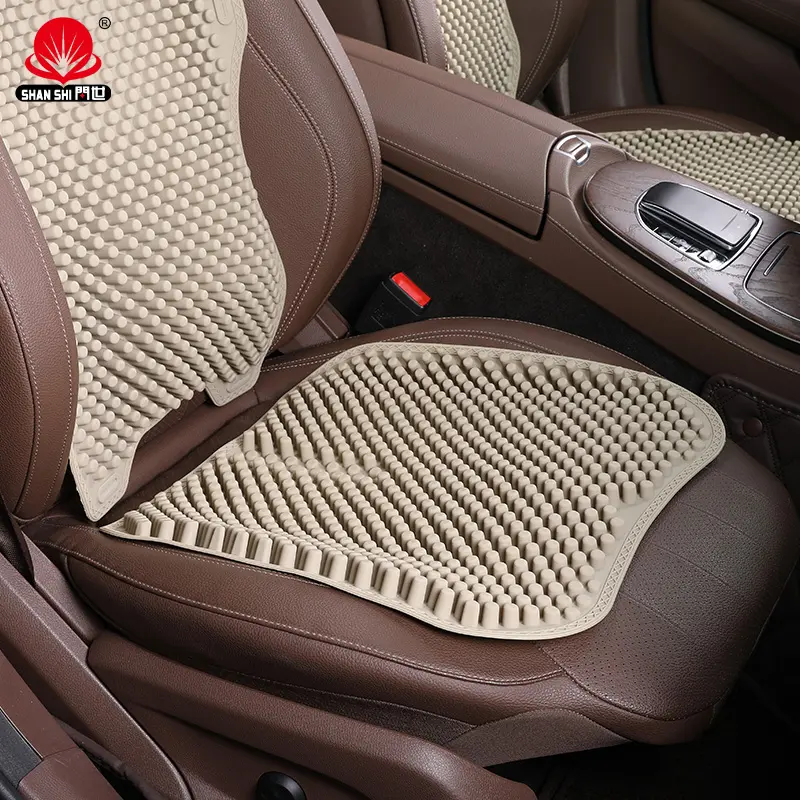 SHANSHI Ventilation cooling 3d design silicone car seat cushion universal