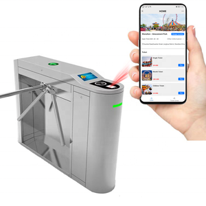 Event Tickets System Validation with LCD Display Qr Code Reader Ticketing Tripod Gate in Metro Station - Product Image 3