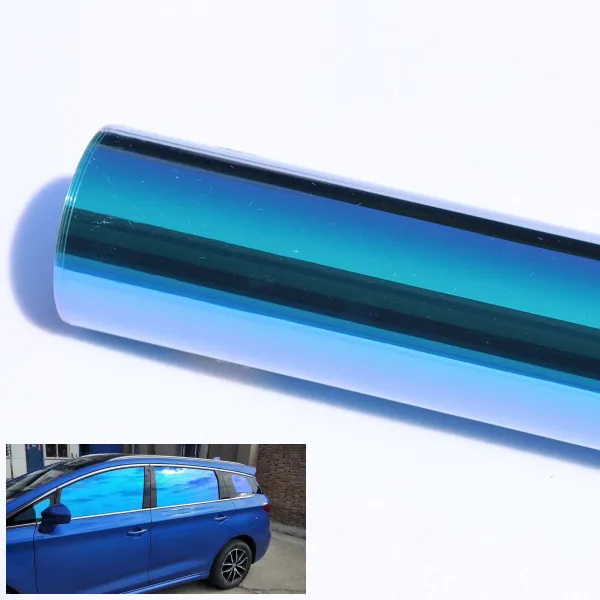 Uv Proof Solar Film Voor Car Window 75% Vlt Nano Keramische Vensterglas Film Chameleon Tint 1.52M X 30M