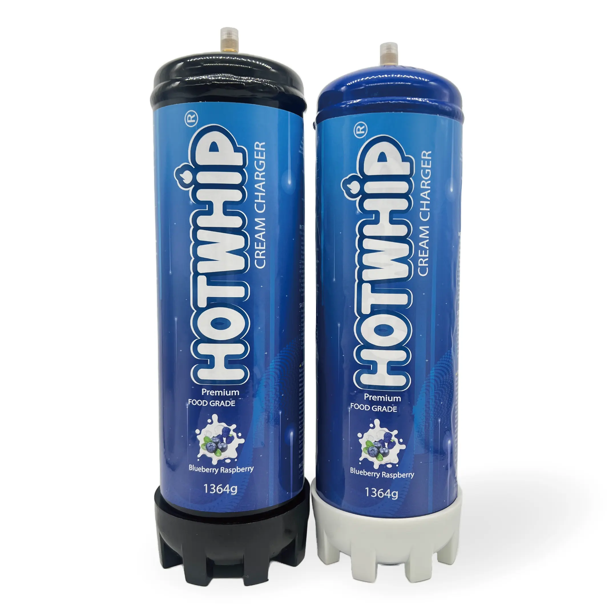 Hotwhip ยอดนิยม1320G ถังขนาดใหญ่2.2L ถังแก๊ส99.9% ความบริสุทธิ์1364G เครื่องชาร์จครีม