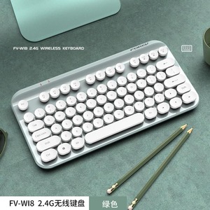 Conjunto combinado de teclado inalámbrico para ordenador, accesorios de teclado Rgb para Gamer y LVKI-WI9, negro, superventas - Product Image 2