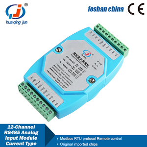 Huaqingjun modulo di ingresso analogico RS485 Modbus RTU a 12 canali modulo AI 4-20mA per DTU - Product Image 3