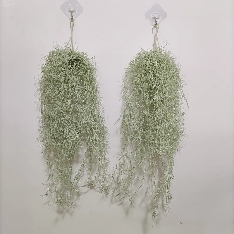 Plantes artificielles en plastique, 1 pièce, pour décoration, suspension murale