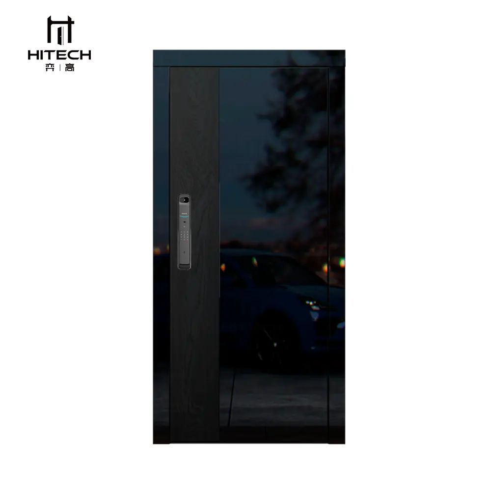 Hitech-puertas delanteras de lujo, diseño de puerta de seguridad exterior, residencial, entrada principal, antirrobo