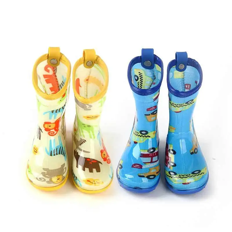 Children Rain Boots Wholesale Waterproof Rubber Boots Kids Boys Girls Water Shoes