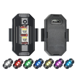 Sıcak satış evrensel LED RGB uyarı ışığı Mini sinyal ışığı Drone ile çakarlı lamba 7 renk dönüş sinyali göstergesi - Product Image 4
