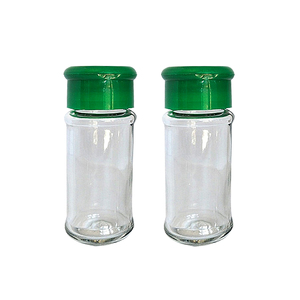 定制标志80毫升香料胡椒瓶圆形储存容器调味品玻璃罐 - Product Image 2